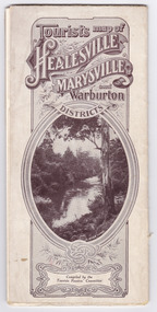 Map (Item) - Tourist Map, Tourists Resorts' Committee, Tourist's Map of Healesville Marysville and Warburton Districts, 13.10.1925