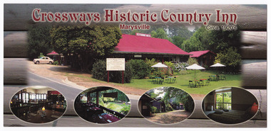 An information flyer regarding the Crossways Historic Country Inn in Marysville.