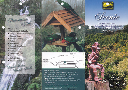 An information brochure regarding Scenic in Marysville.