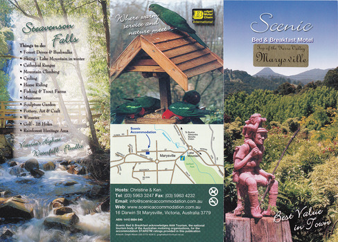 An information brochure regarding Scenic in Marysville.