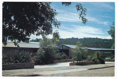 A colour postcard from The Cumberland guest house in Marysville.