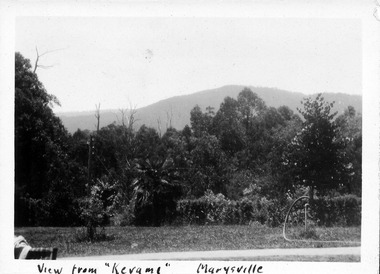 A digital copy of a black and white photograph taken at Kerami guest house in Marysville.