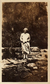 A digital copy of a black and white photograph of Maria Chester.
