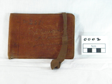 wallet leather, (estimated); World War One