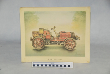 Prints, Unkown, Set of 10 Veteran Car prints