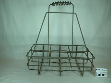 Oil Dispensing Bottle Crate, c.1950