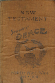 Bible New Testament, Cambridge University Press, New Testament Souvenir of Peace World Wide War 1914-1918, 1917