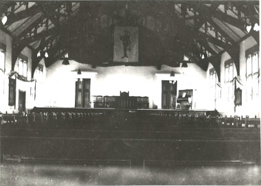 Photograph - CEGS Manifold Hall interior, 1935