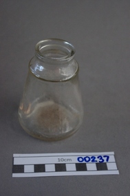 Glass container, 1898 (exact); before 1898, product was  trademarked in 1898