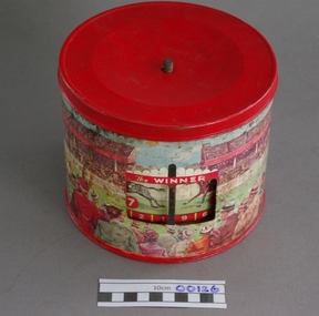 Vintage Peek Frean Biscuit Tin Horse racing Game, Early/Mid 20th Century