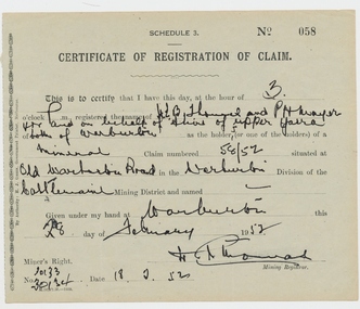Document, Circa 1952