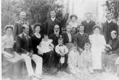 Negative Photographic Reproduction, Hilditch family Hazelwood, Warburton East