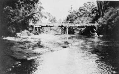 Negative Photographic Reproduction, Bridge over the Yarra