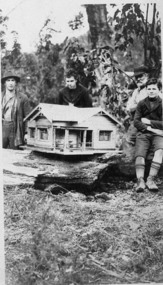 Negative Photographic Reproduction, Model Powelltown built by Primary school pupils, 14.2.1983