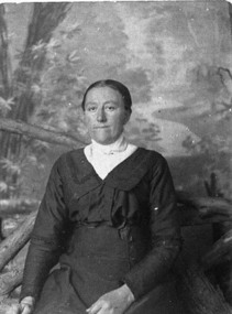 Negative Photographic Reproduction, Portrait of Jane Hilditch, 1900
