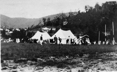 Negative Photographic Reproduction, The American fleet camps at Warburton