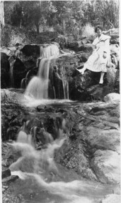Negative Photographic Reproduction, Rene Hilditch at La La falls  Warburton, 14.9.1983