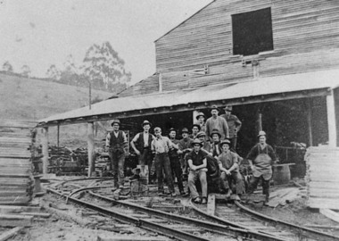 Negative Photographic Reproduction, Enterprise mill 1920 Warburton