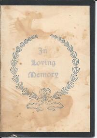 Card, Memorial