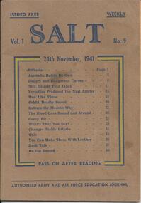 Booklet, "Salt"