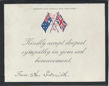 Card, Sympathy