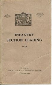 Handbook, Training, Infantry Section Leading