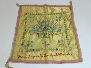 Embroidered Cloth, WW1 ?