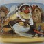 Butter Dish "The Jolly Boatman" Lid