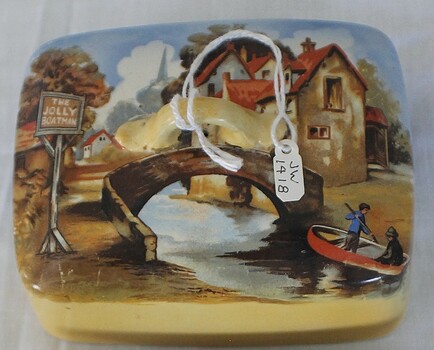 Butter Dish "The Jolly Boatman" Lid
