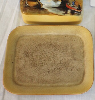  Aged Butter Dish Base