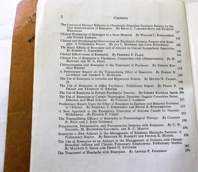 Contents - Page 2. A list of papers presented at the 1955 New York Conference.