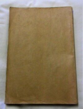 Back cover - Tan in colour, fair condition, slightly dog-eared, worn from use.