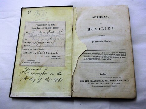 Page is torn out between front cover and introduction page.