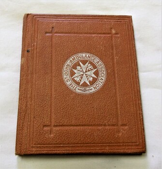 Hardcover - leather bound front cover