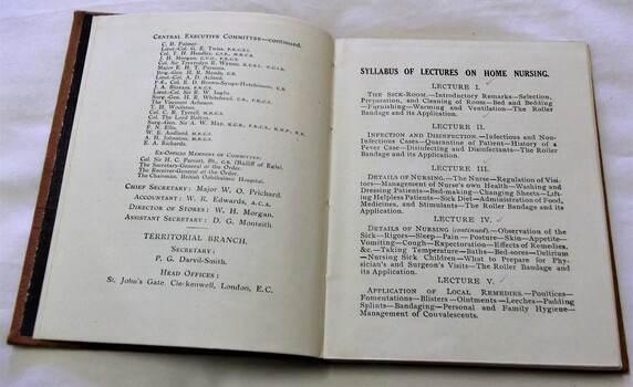Second and third pages - black typeset on white paper