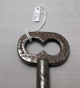 View of top of an old Ararat Gaol key