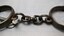 Closer view of handcuff links