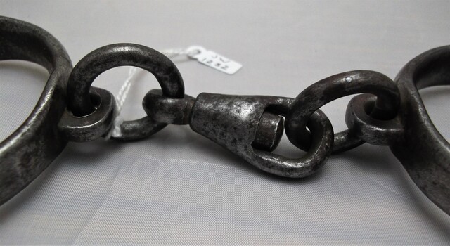  Closer view of handcuff links