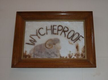 Wool Picture, Wycheproof Craft Group Emblem, 1984 (exact)