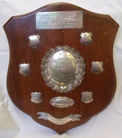 Shield, Mackie's Sports Shield, 1931 (estimated)