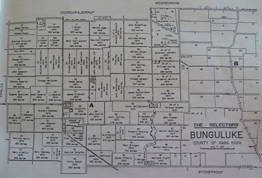 Bunguluke Map, Bunguluke District In 1923, 27.2.1923