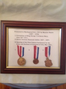 Three medals