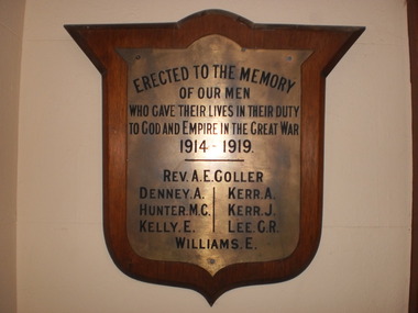 KARYRIE ROLL OF HONOUR, SUPREME SACRIFICE WW1, Circa 1920