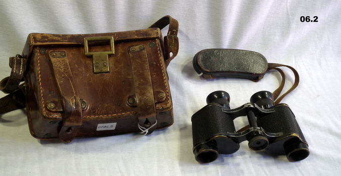 German binoculars and leather case WW1