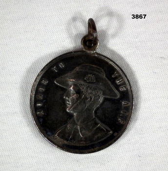 Commemorative medallion issued in 1918.