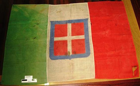 Italian flag captured in the Middle East.