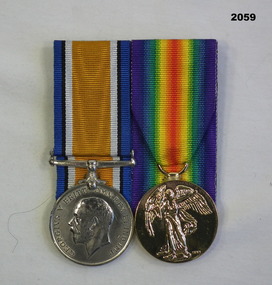 Court mounted medal set AIF WW1