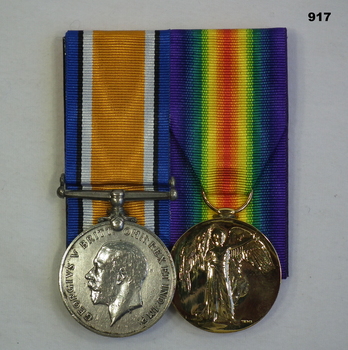 Court mounted medal set RAN WW1