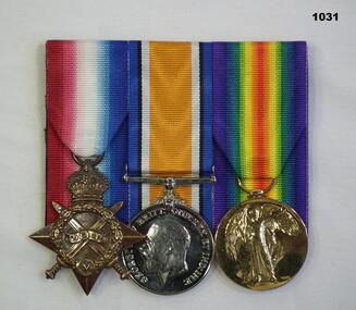 Court mounted medal set AIF WW1
