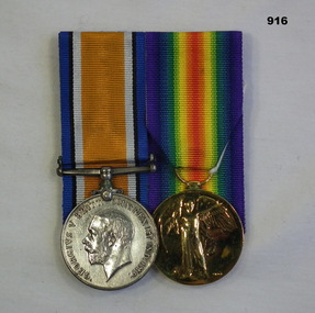 Court mounted set AIF WW1